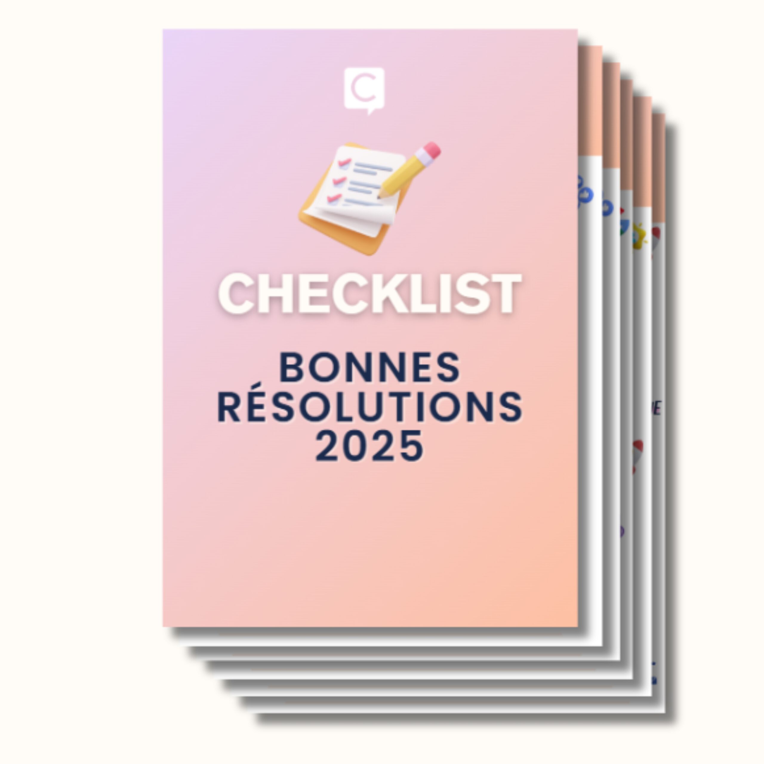 Checklist bonnes résolutions 2025